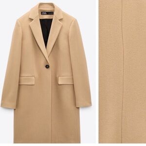 Zara Camel Women's Trench Coat